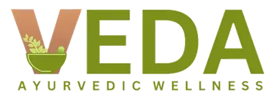 VEDA Ayurvedic Wellness logo — authentic Ayurvedic treatments, Shirodhara, Abhyanga and wellness immersions in Loazzolo, Piemonte, Italy